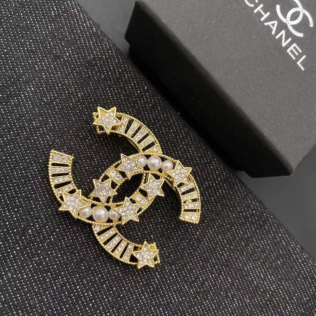 star pearl diamond brooch star pearl diamond brooch