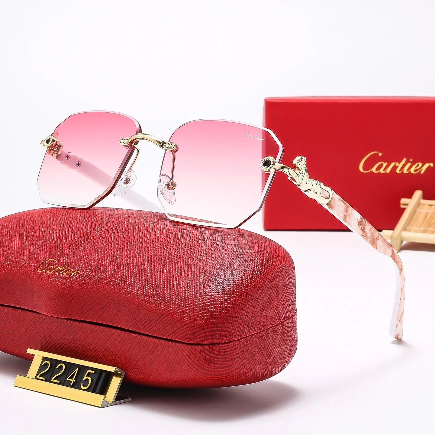 7 colors fashion frameless square sunglasses 2245 7 colors fashion frameless square sunglasses 2245