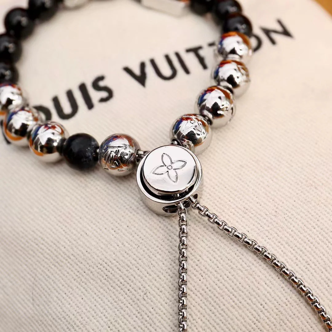 monogram adjustable bead bracelet monogram adjustable bead bracelet