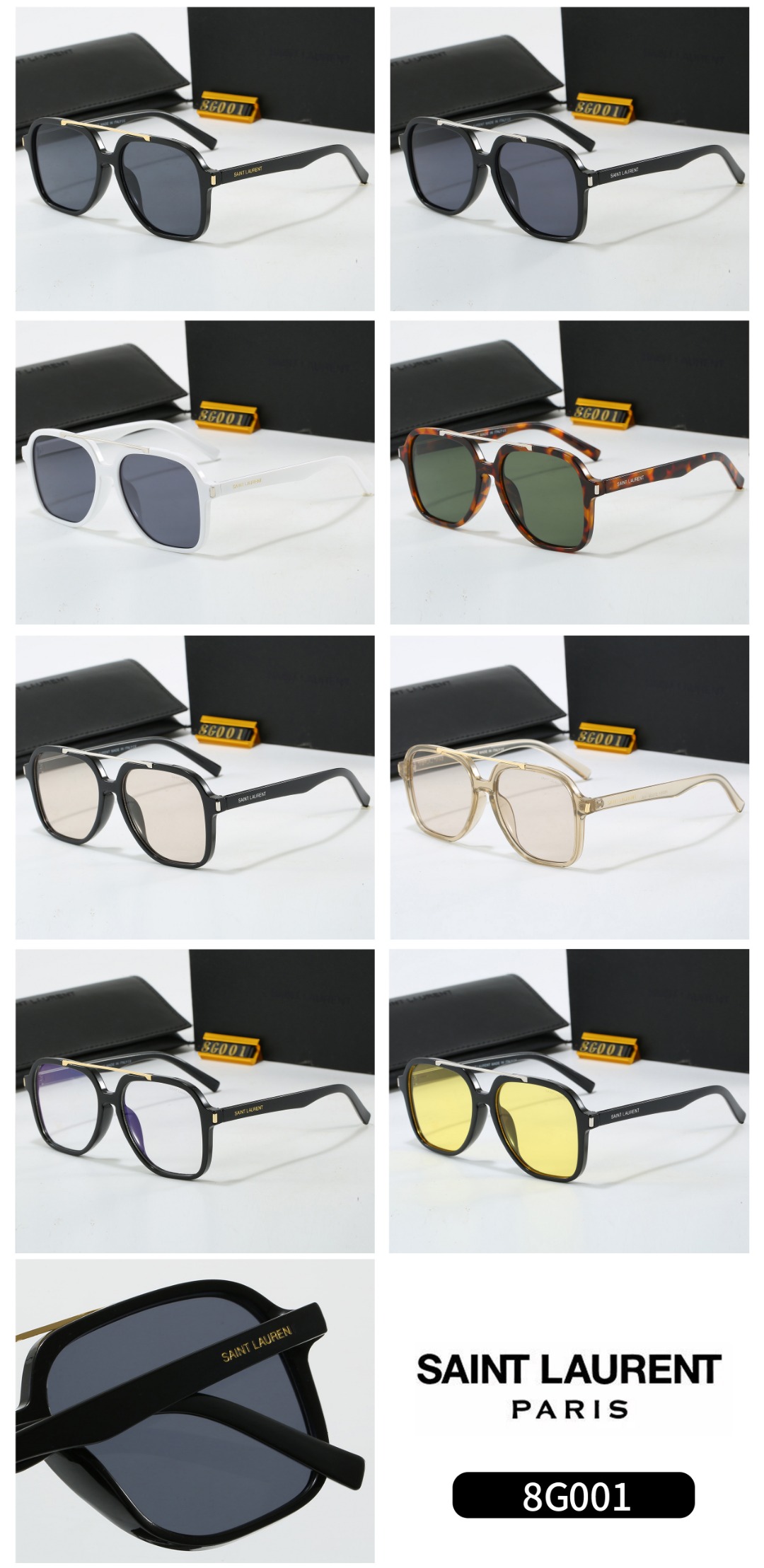 fashion hot 8 color sunglasses 8g001 fashion hot 8 color sunglasses 8g001