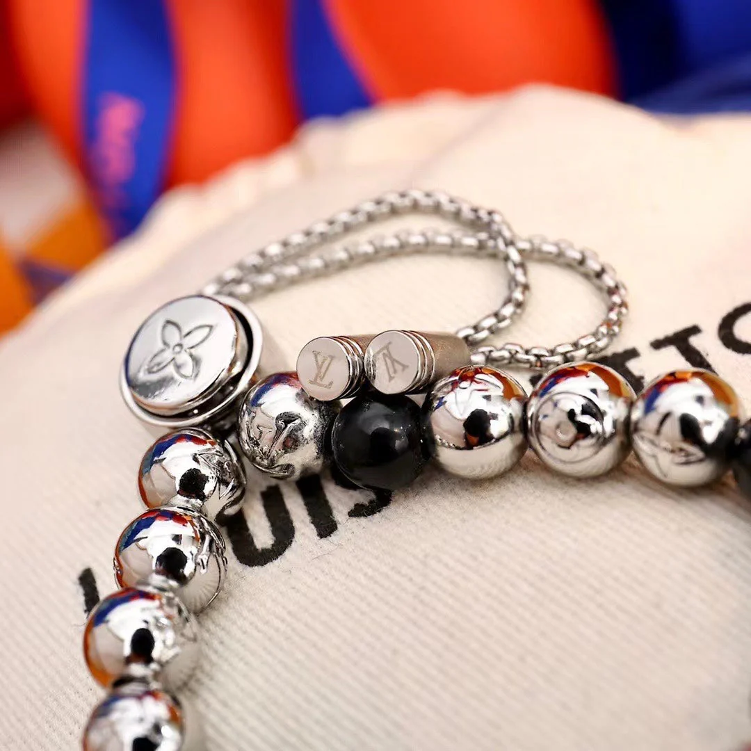 monogram adjustable bead bracelet monogram adjustable bead bracelet