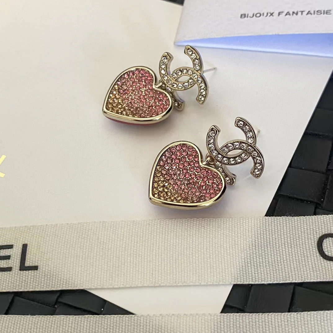 elegant diamond heart earrings elegant diamond heart earrings