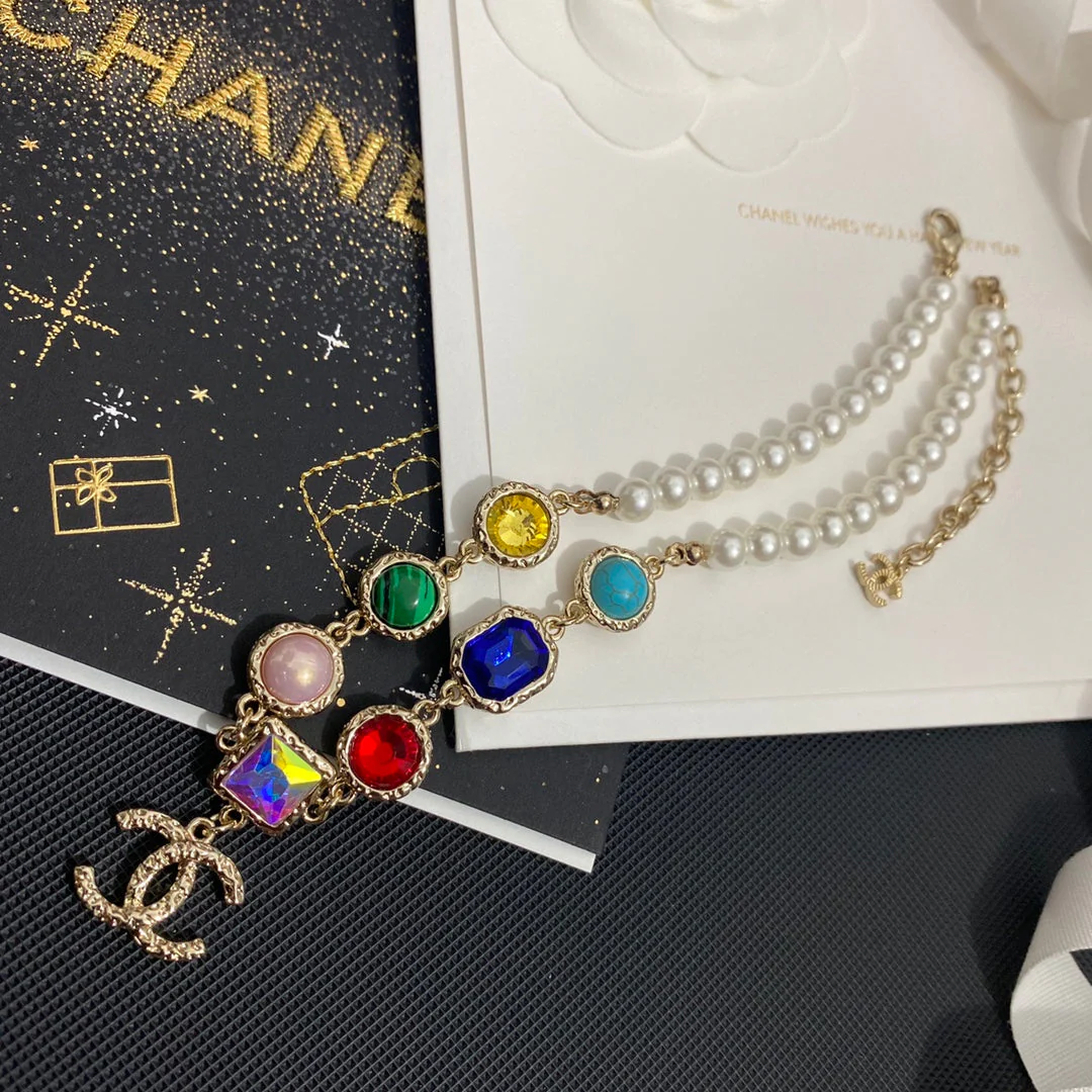 colorful crystal pendant pearl necklace colorful crystal pendant pearl necklace