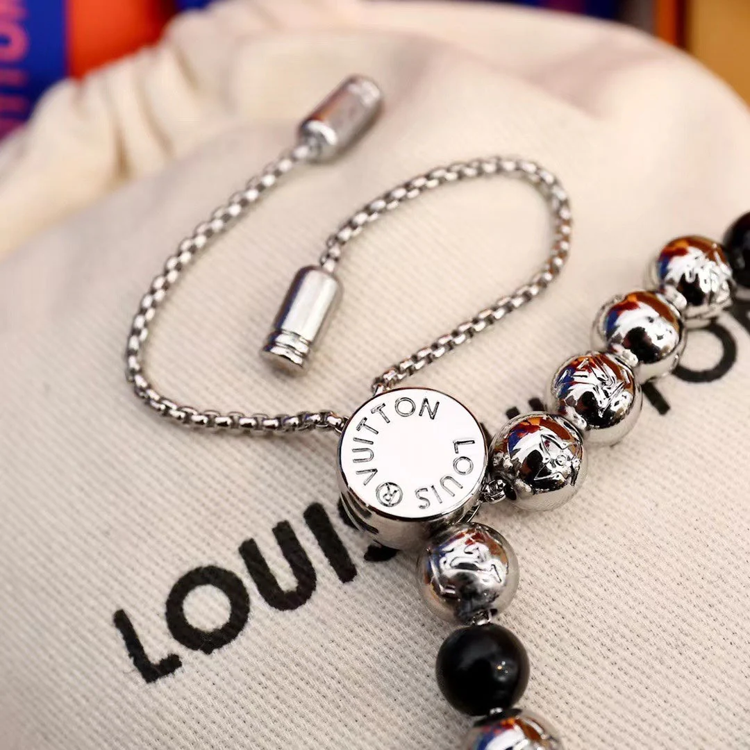 monogram adjustable bead bracelet monogram adjustable bead bracelet
