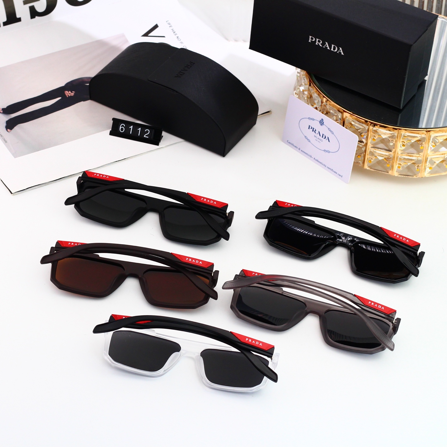 new hot hd lenses full bezel design 5 colors sunglasses 6112 new hot hd lenses full bezel design 5 colors sunglasses 6112