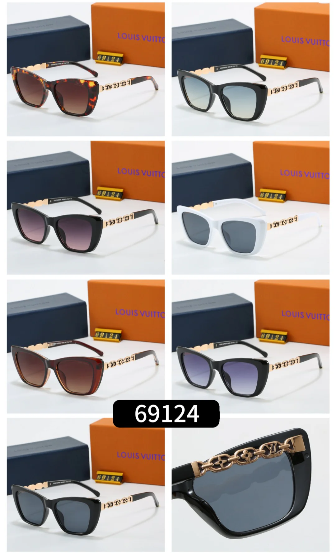 fashion hot 7 color sunglasses 69124 fashion hot 7 color sunglasses 69124