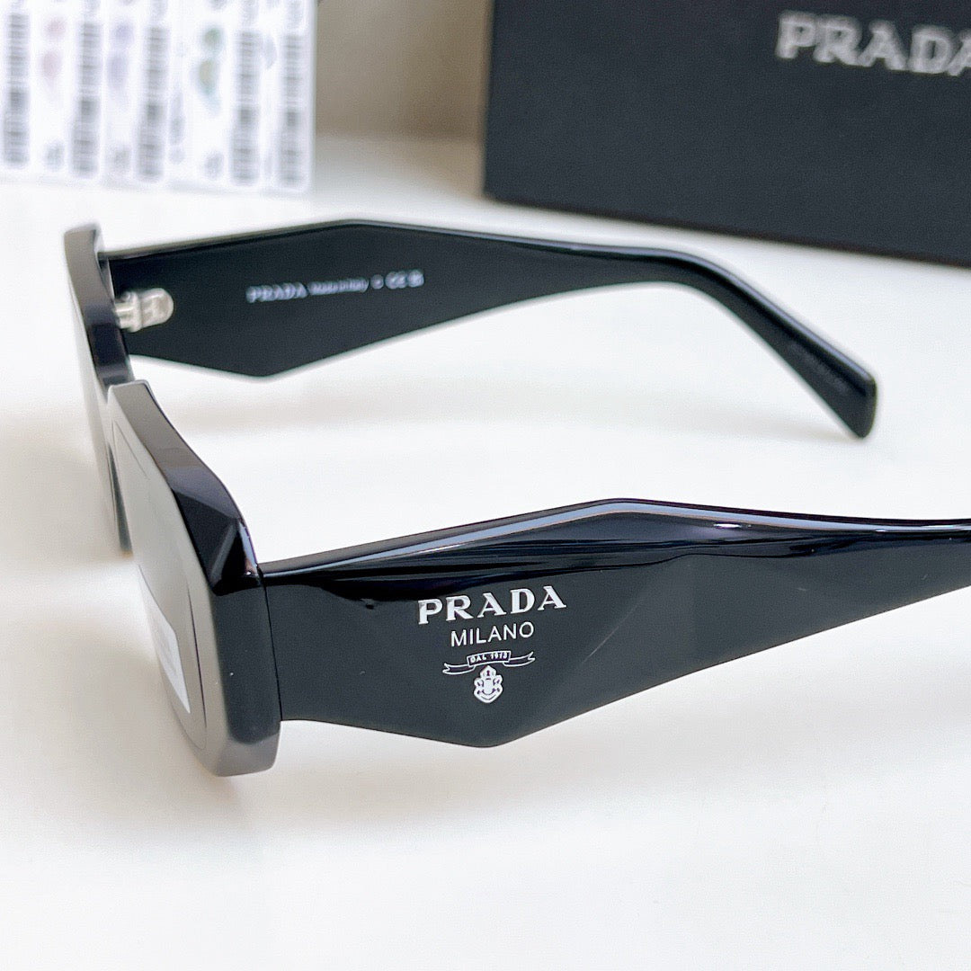 triangle logo rectangular cut anti glare sunglasses triangle logo rectangular cut anti glare sunglasses