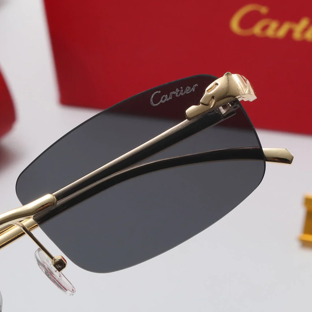 4 color fashion frameless leopard frame polarized sunglasses 4 color fashion frameless leopard frame polarized sunglasses