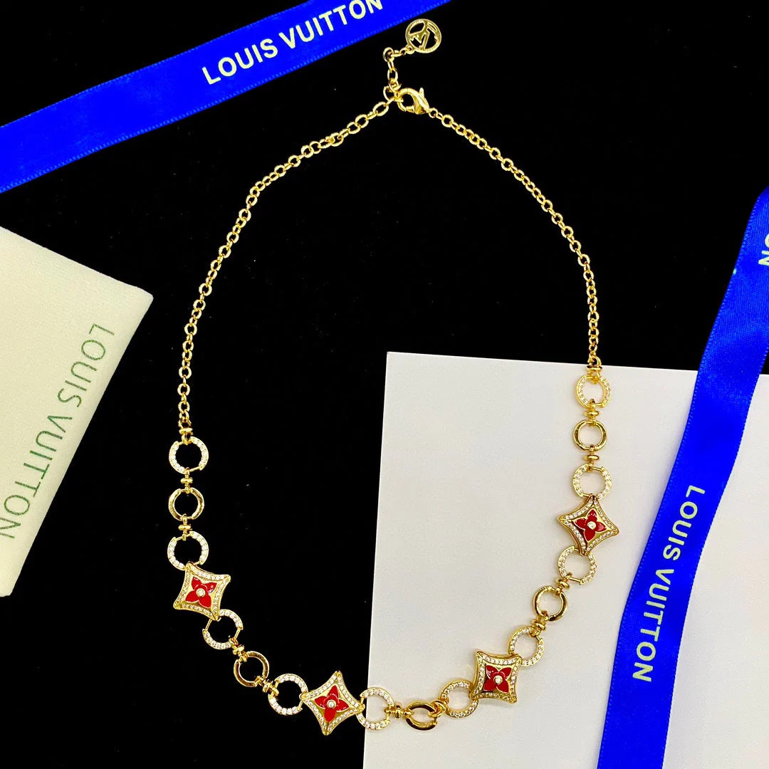 diamond red clover flower jewelry set diamond red clover flower jewelry set