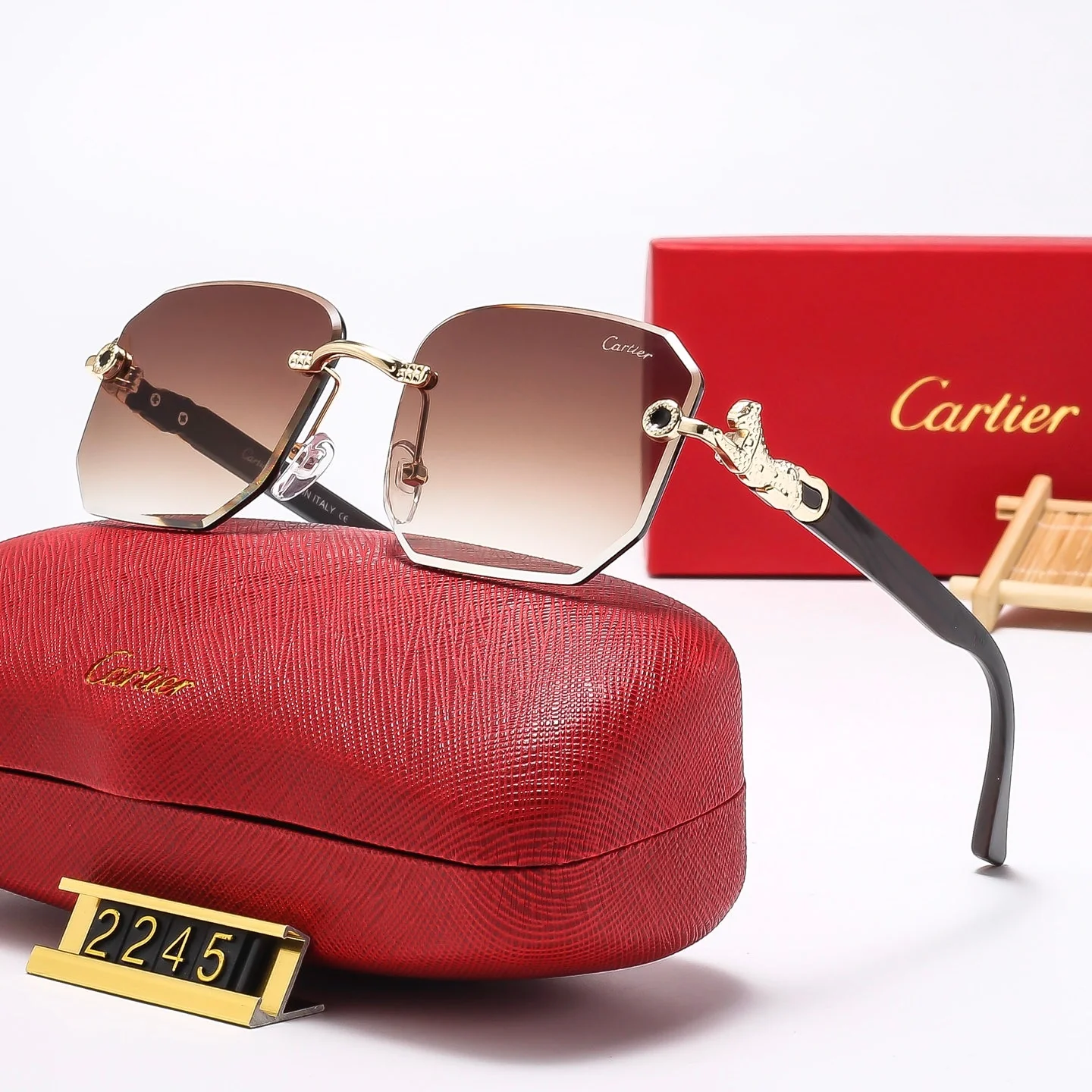 7 colors fashion frameless square sunglasses 2245 7 colors fashion frameless square sunglasses 2245