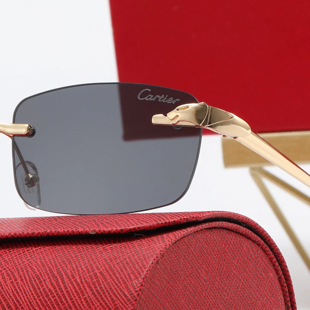 4 color fashion frameless leopard frame polarized sunglasses 4 color fashion frameless leopard frame polarized sunglasses