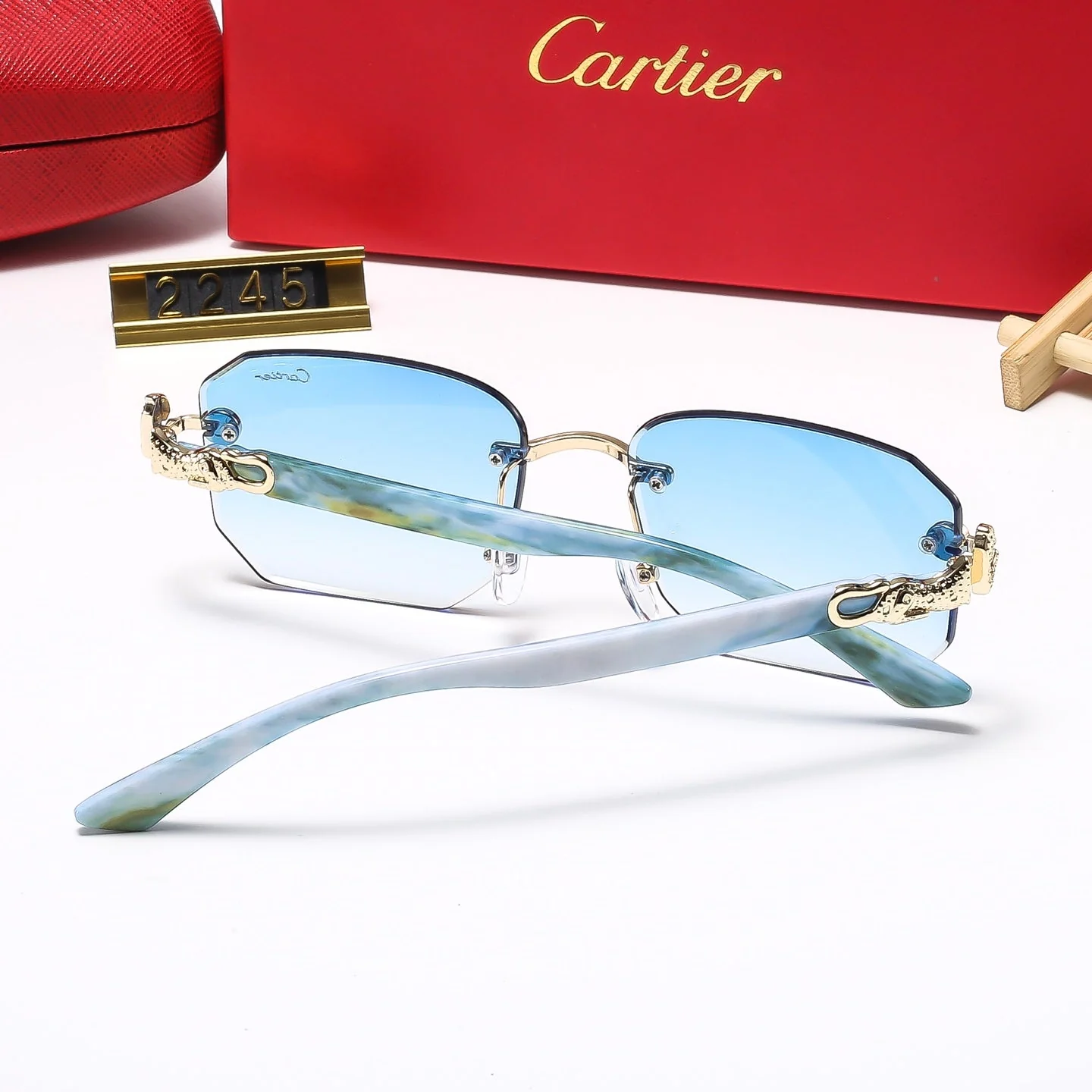 7 colors fashion frameless square sunglasses 2245 7 colors fashion frameless square sunglasses 2245