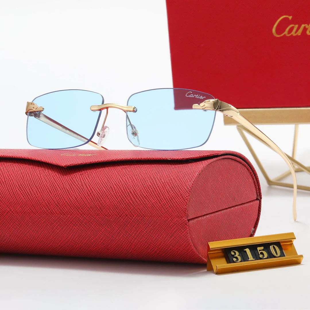 4 color fashion frameless leopard frame polarized sunglasses 4 color fashion frameless leopard frame polarized sunglasses